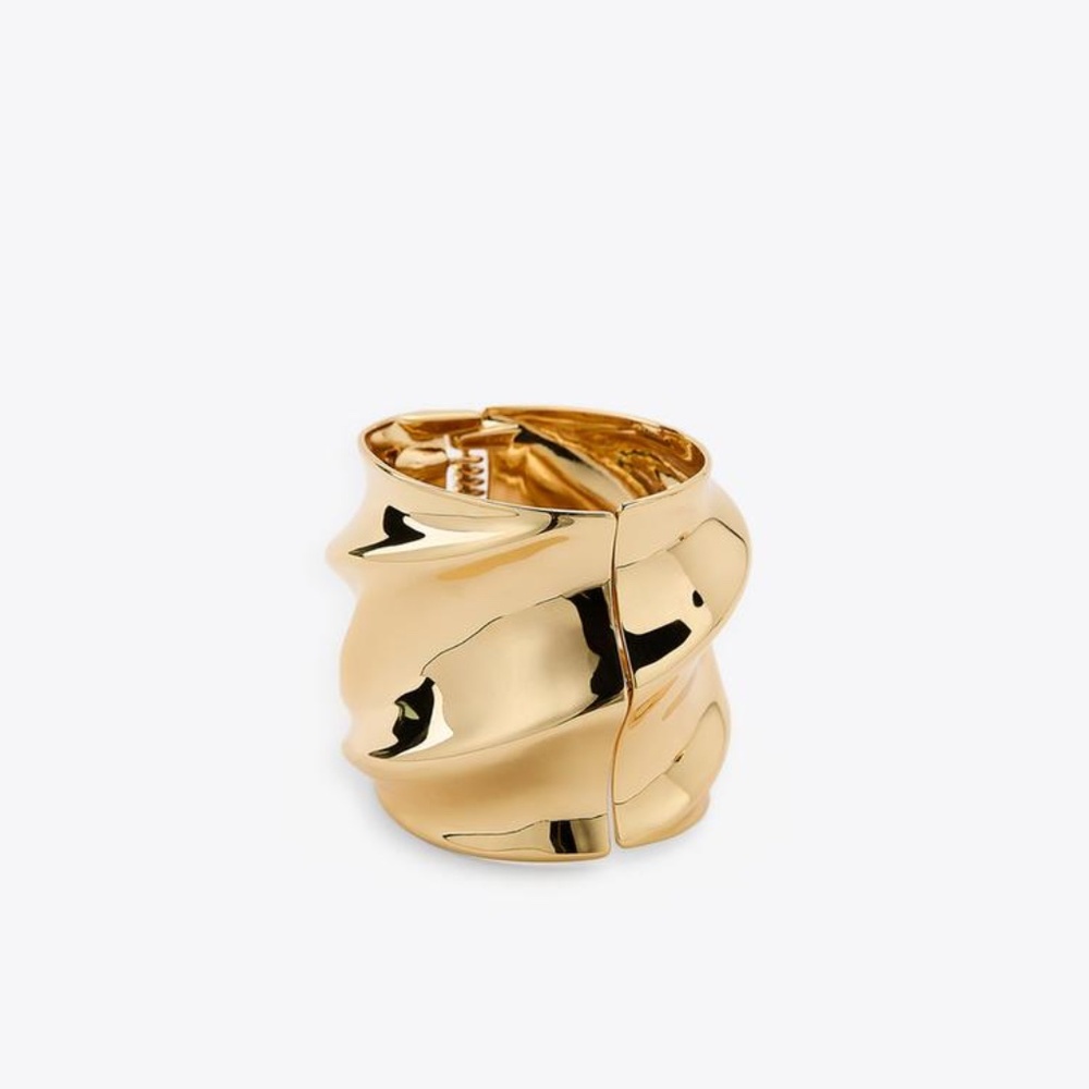 NWT Zara Wavy Metal Bracelet - Picture 2 of 9